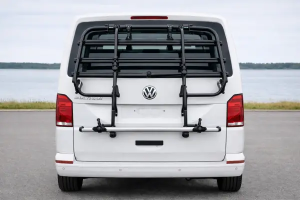 Fahrradträger für VW T6 Camper nachrüsten – 2 oder 4 Fahrräder transportieren