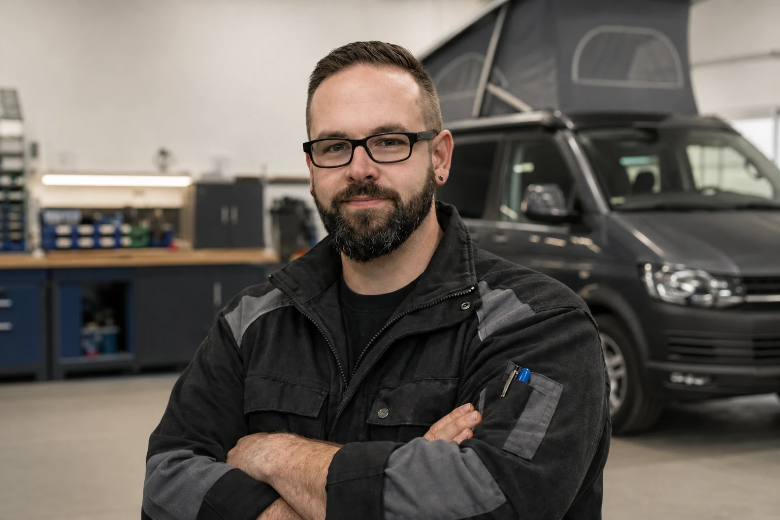 Christian Kunze – Prüfung von Elektrik & Mechanik bei GEYERLINER